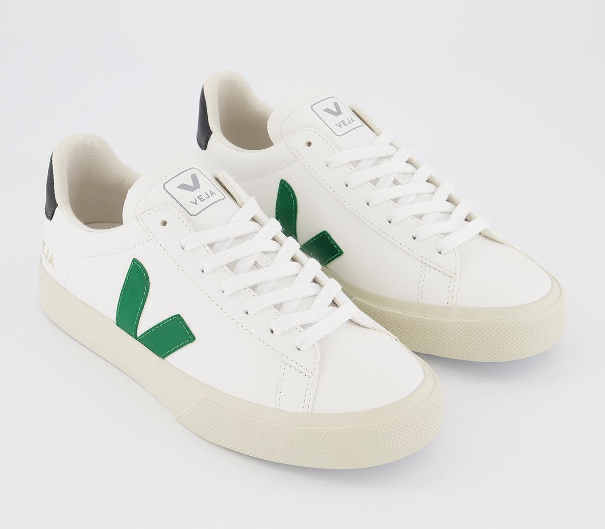 VEJA Campo Trainers VEJA Campo Trainers White Emeraude Black F
