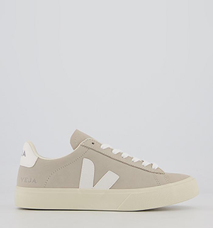 VEJA Campo Trainers Natural White Nubuck F