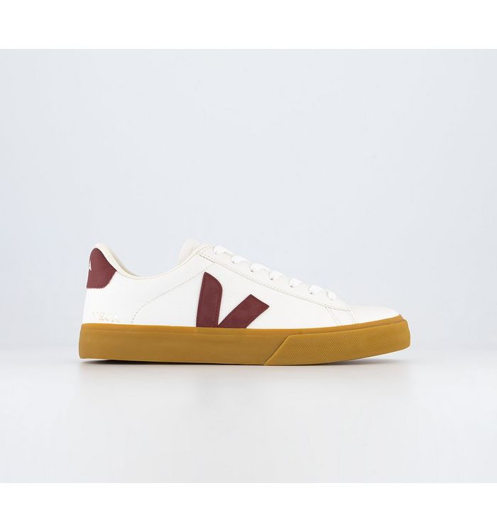 Veja Campo Trainers Extra White Marsala Natural