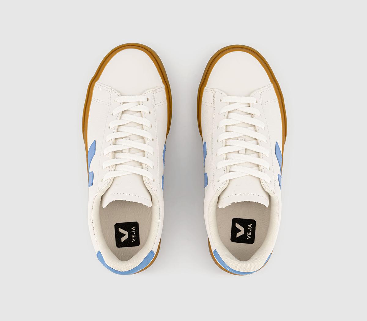 Veja Campo Trainers Extra White Aqua Gum - Men's Trainers