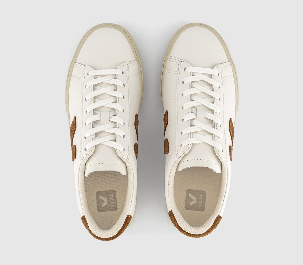 VEJACampo TrainersWhite Cognac