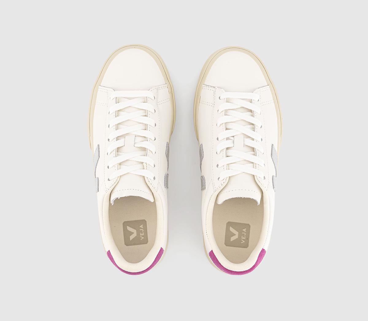 VEJACampo TrainersWhite Silver Ultraviolet F