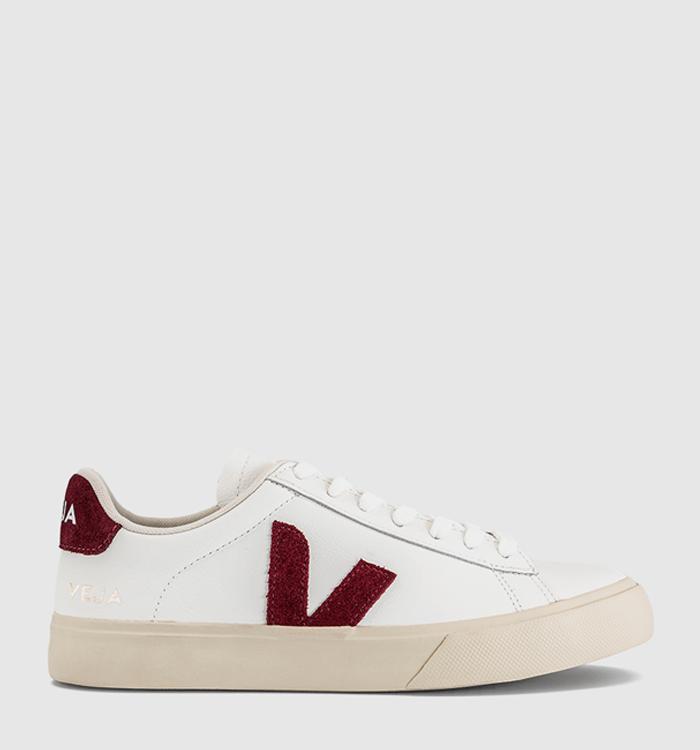 VEJA Campo Trainers White Grenat F