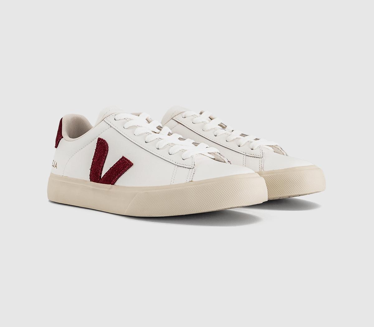 VEJACampo TrainersWhite Grenat