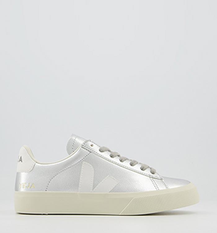 VEJA Campo Trainers Silver White F