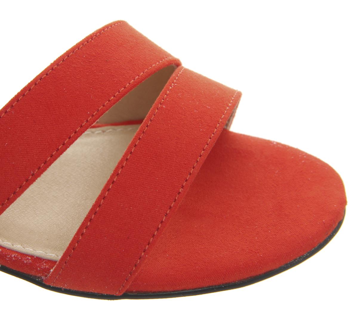 OFFICEMaria Sandal With Flared HeelRed