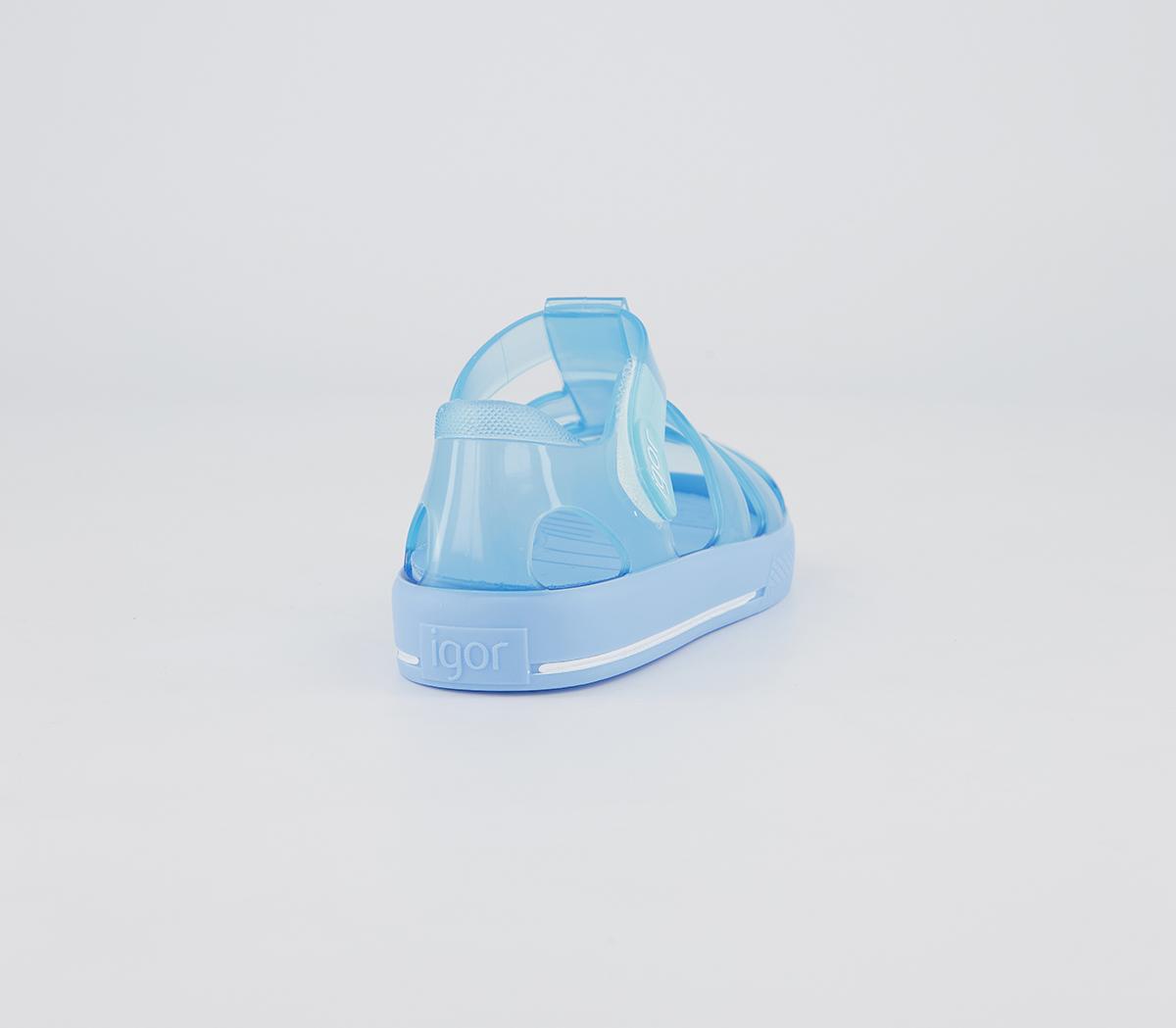 Igor Star Sandals Igor Star Sandals Celeste Sky Blue Mono