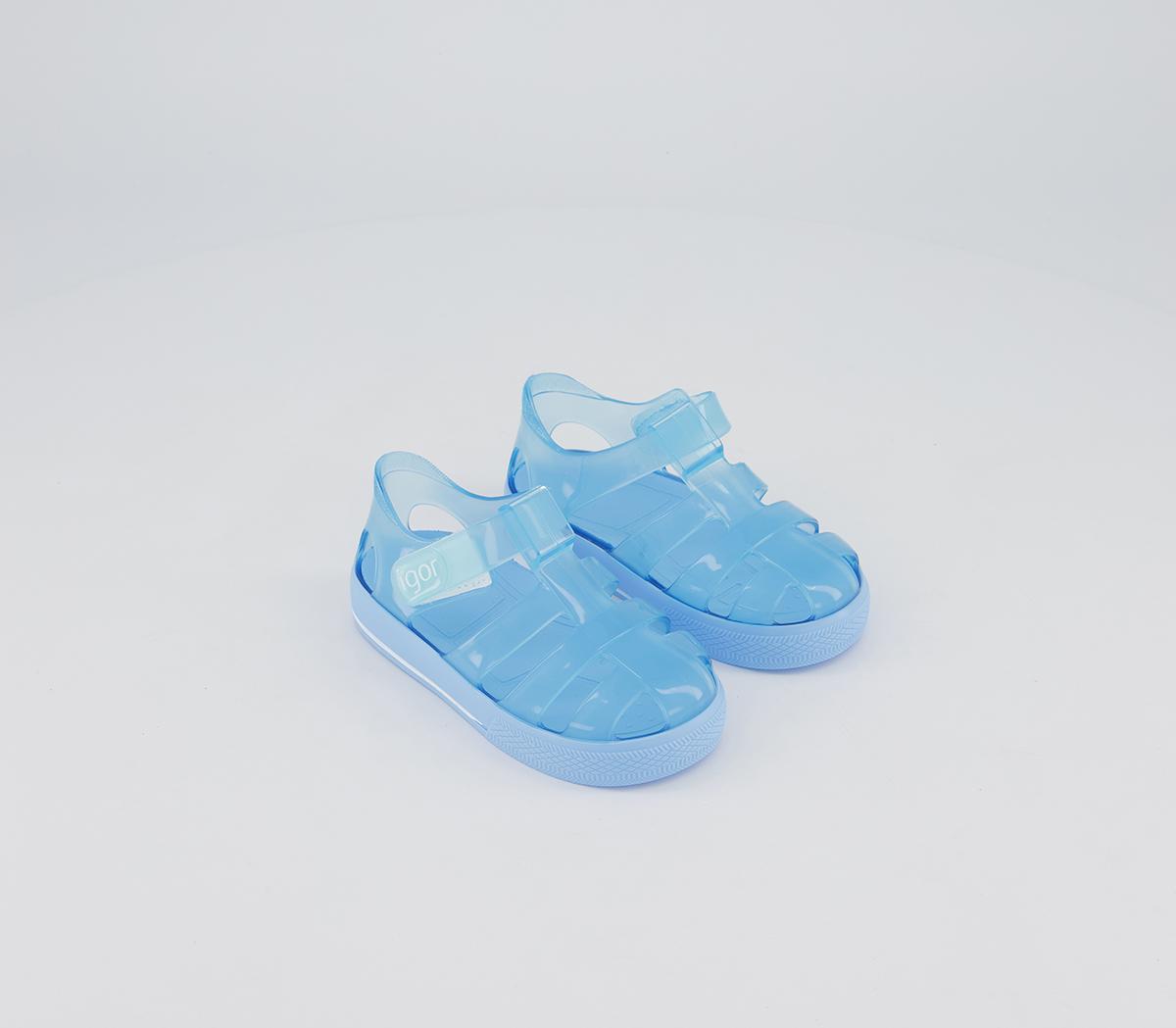 Igor Star Sandals Igor Star Sandals Celeste Sky Blue Mono