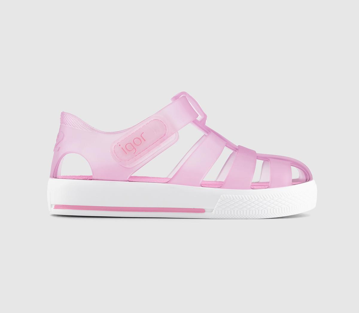 Kids Star Sandals In Pink