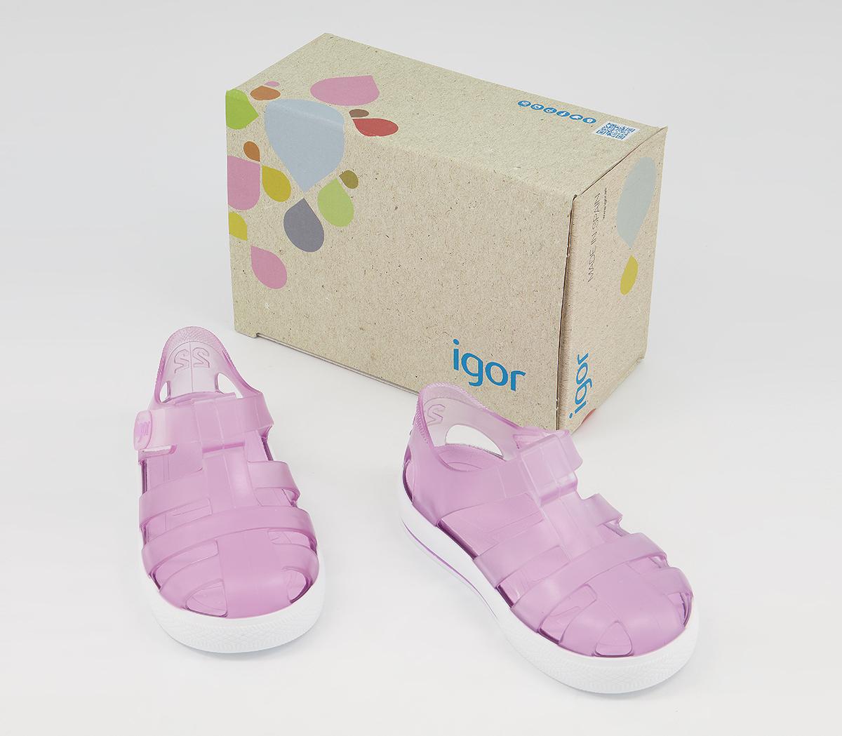 Igor Star Sandals Igor Star Sandals Clear Lilac