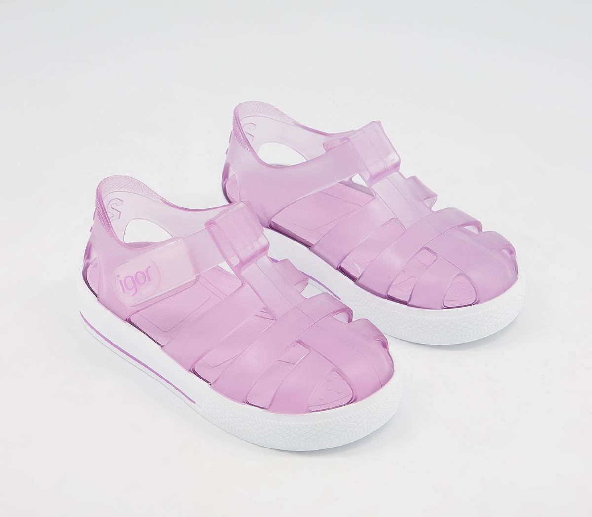 Igor Star Sandals Igor Star Sandals Clear Lilac