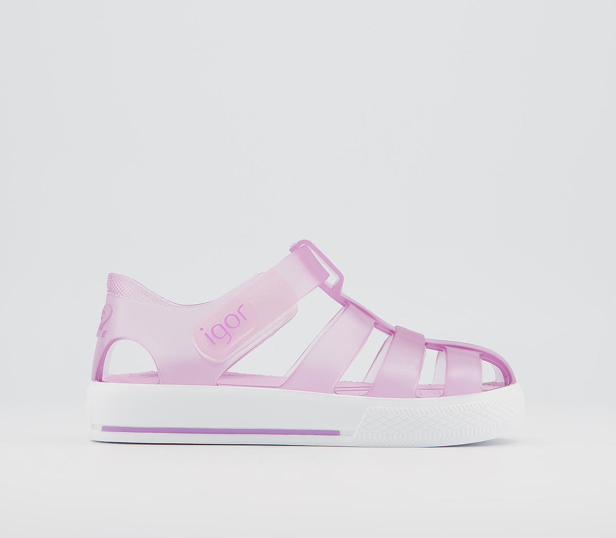 Igor Star Sandals Clear Lilac Unisex