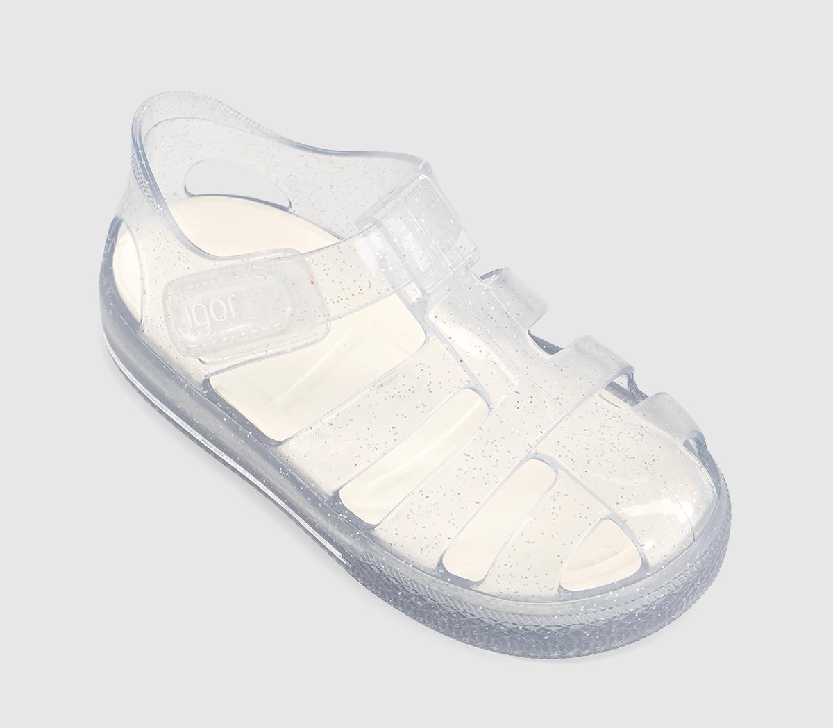 IgorStar SandalsClear Glitter