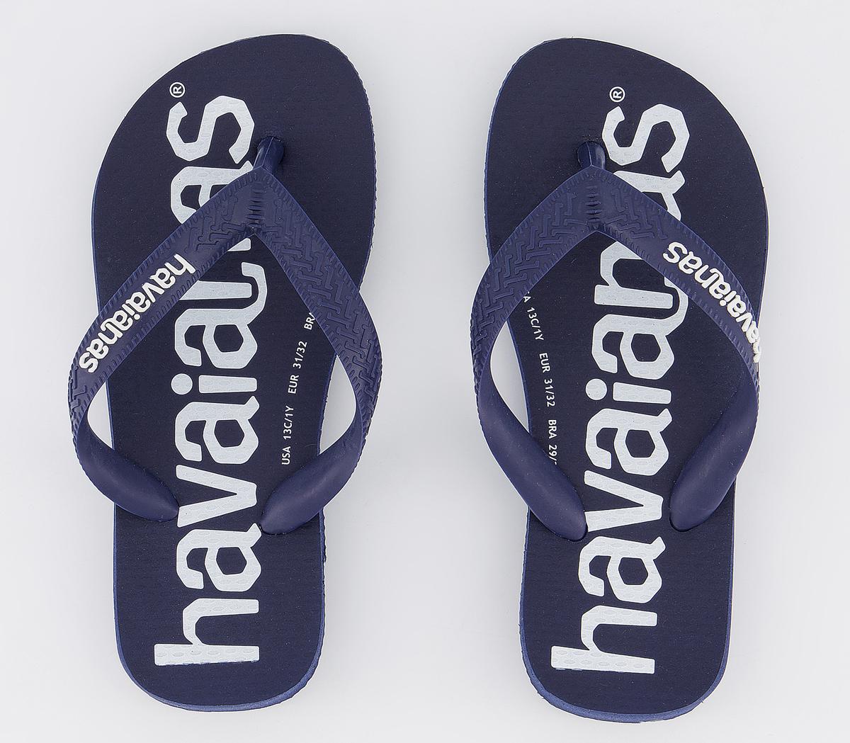 HavaianasKids Top Flip Flops HavaianasKids Top Flip FlopsNavy Logomania