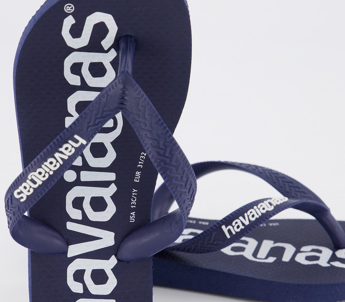 HavaianasKids Top Flip Flops HavaianasKids Top Flip FlopsNavy Logomania