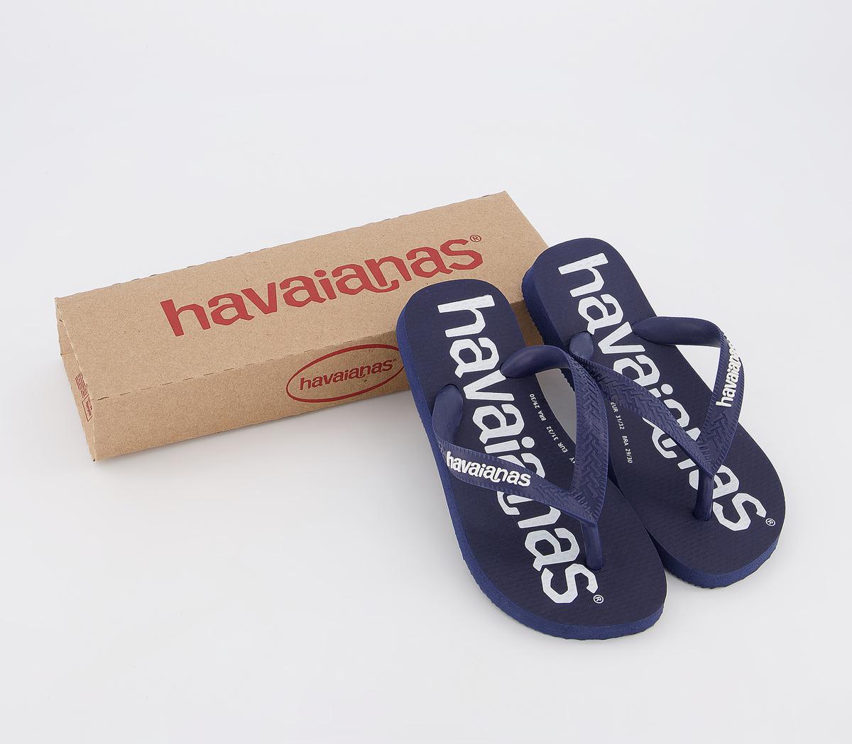 HavaianasKids Top Flip Flops HavaianasKids Top Flip FlopsNavy Logomania