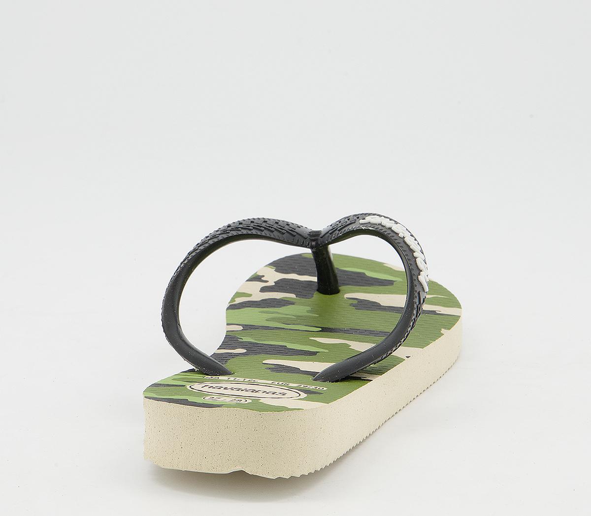 HavaianasKids Top Flip FlopsCamo Beige Black