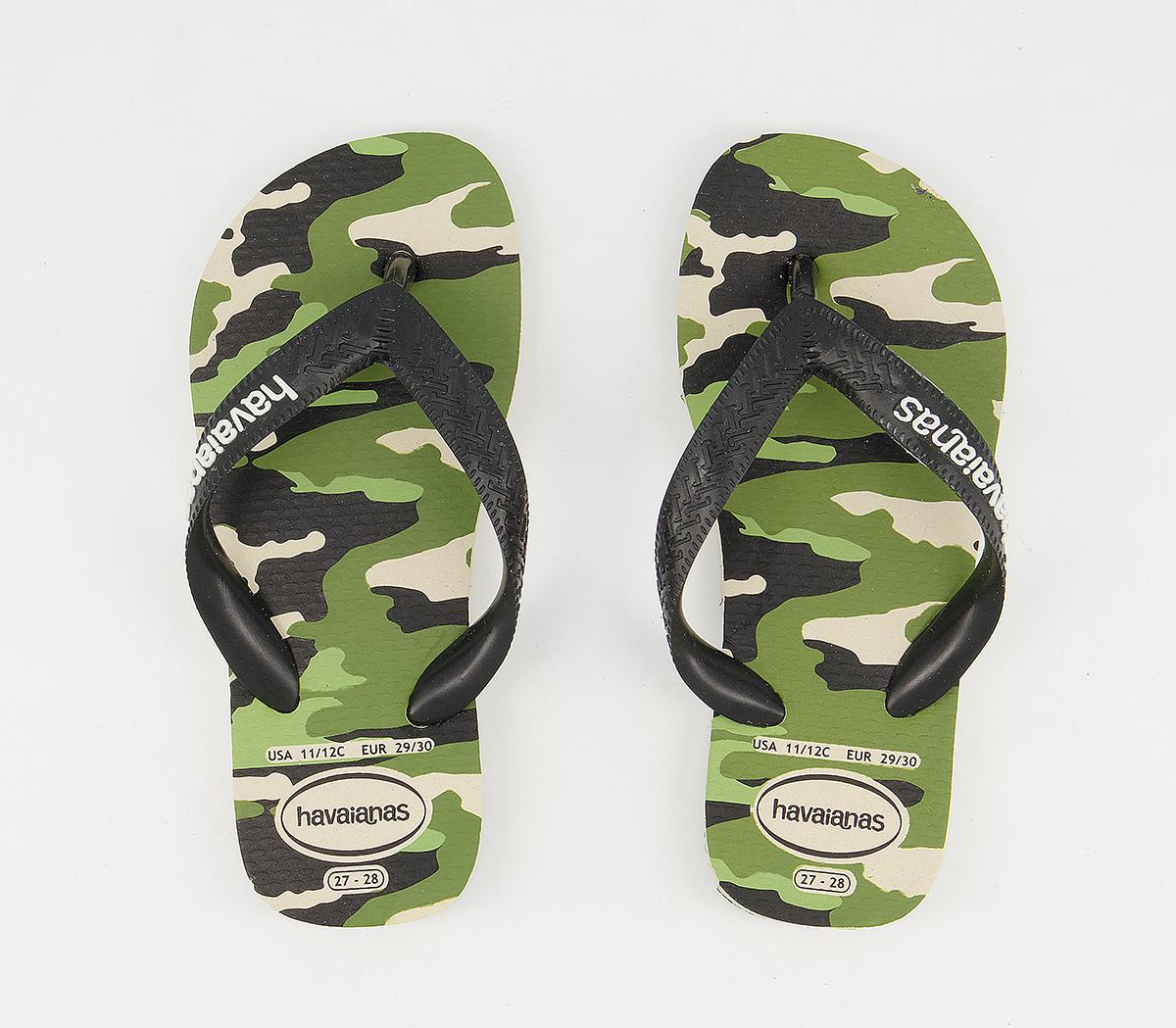 HavaianasKids Top Flip FlopsCamo Beige Black