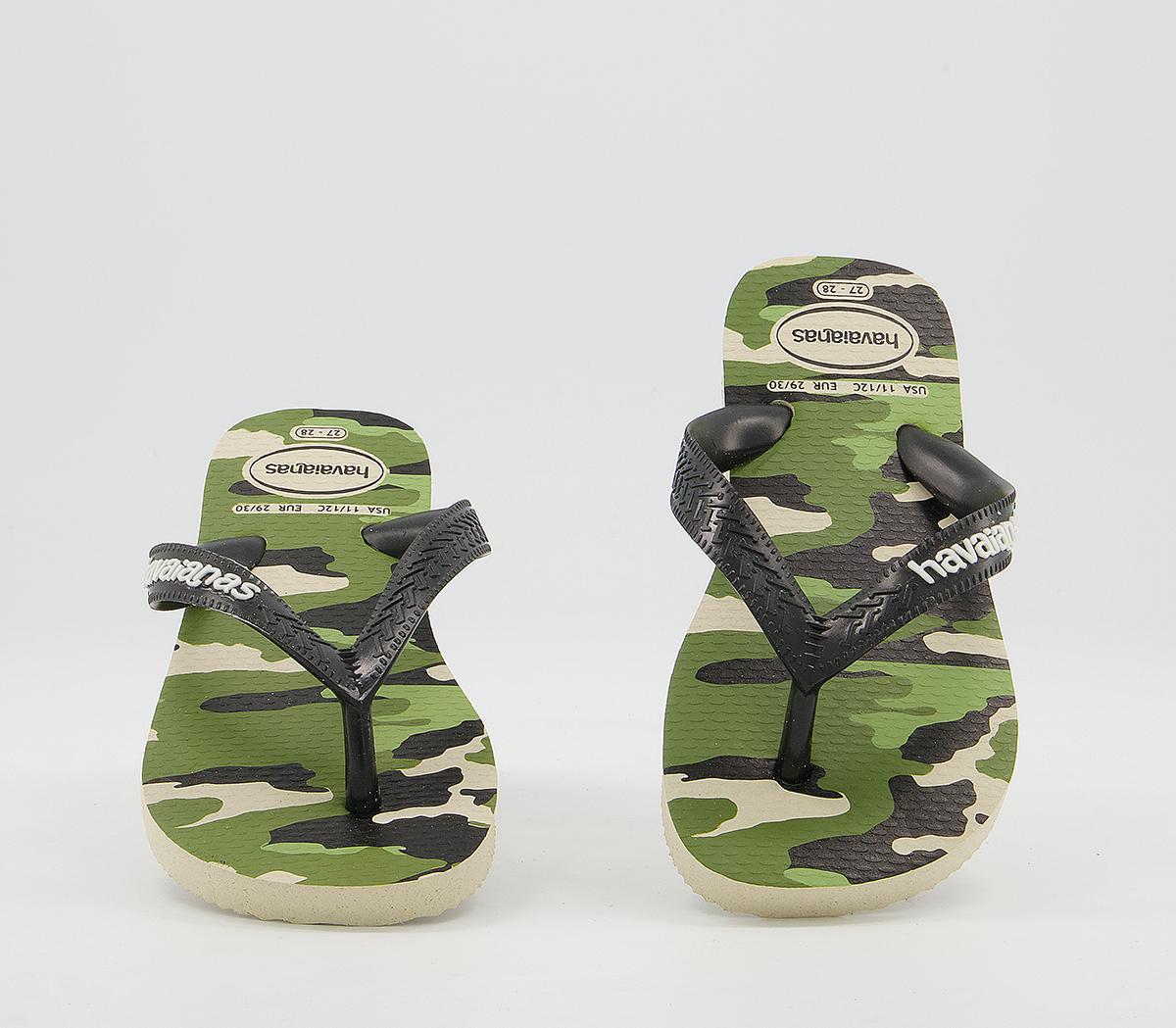 HavaianasKids Top Flip FlopsCamo Beige Black