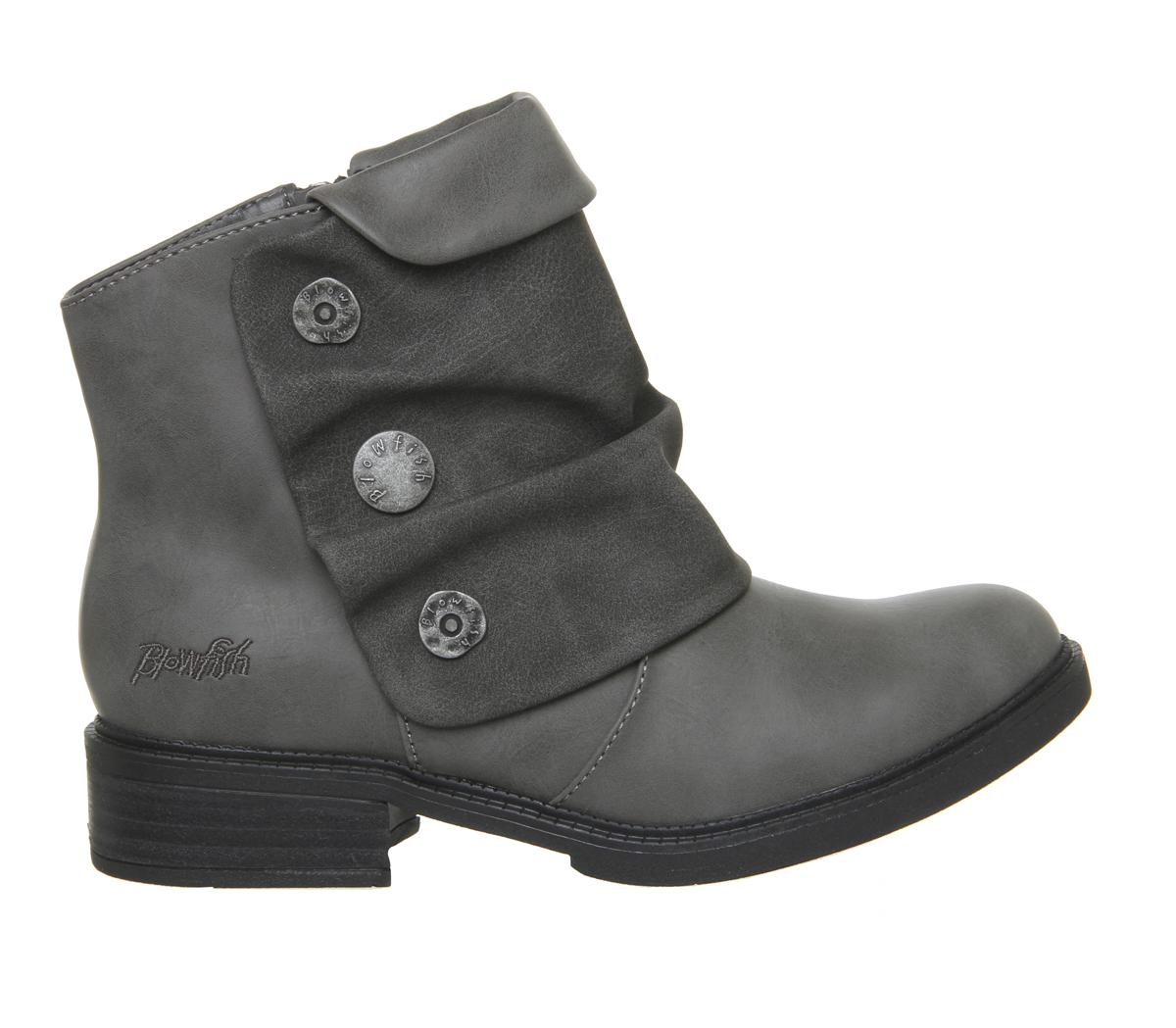Blowfish MalibuVynn Button BootCharcoal Tombstone