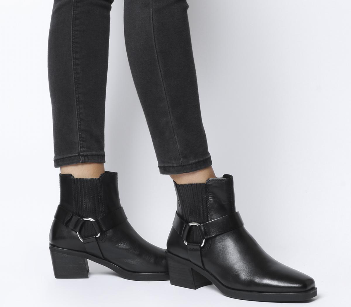 Vagabond ShoemakersSimone Harness BootsBlack Leather