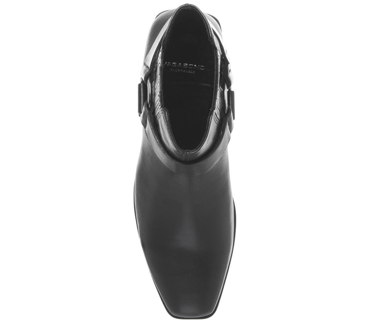 Vagabond Shoemakers Simone Harness Boots Black Leather - Women's Ankle ...