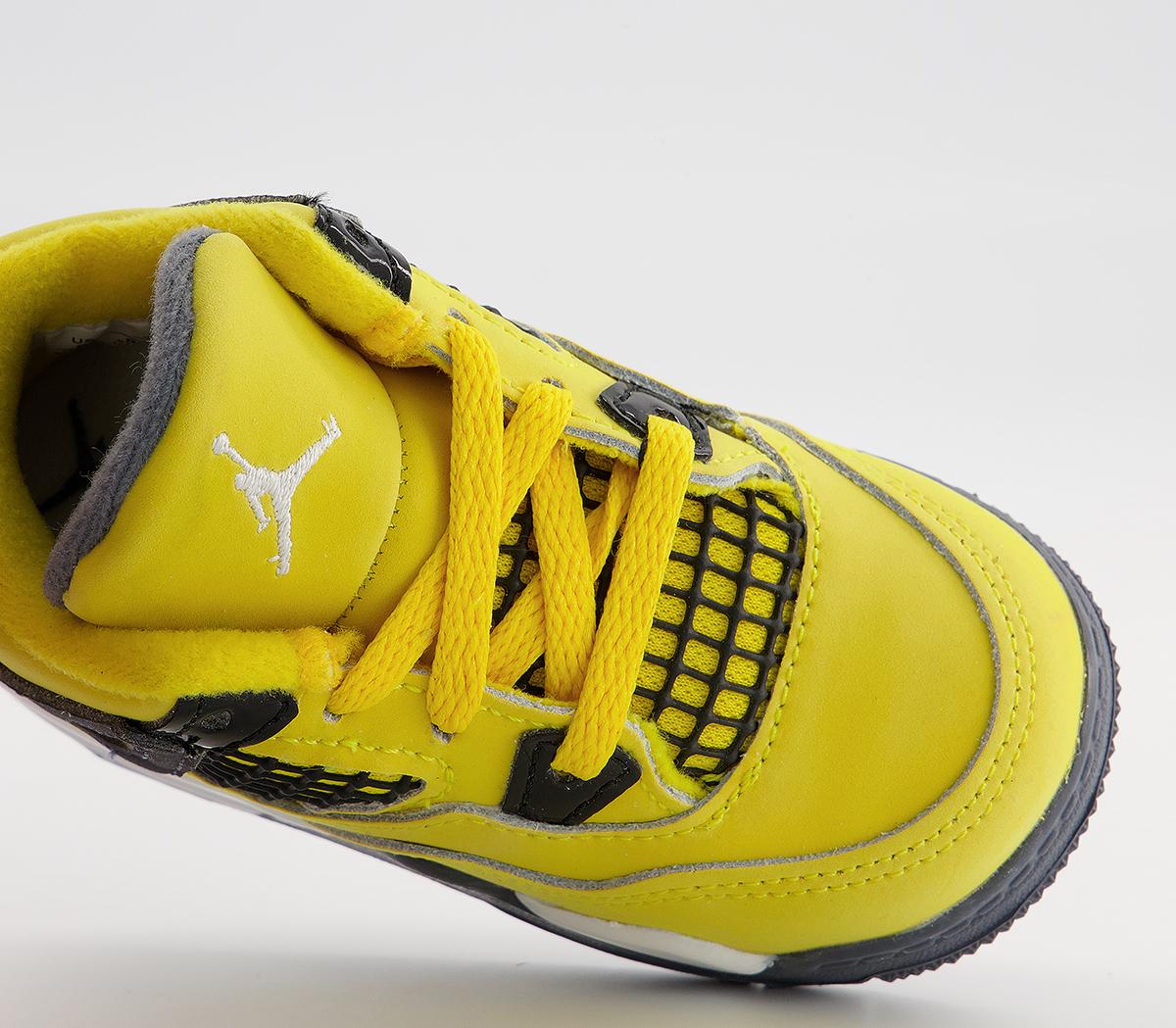 JordanAir Jordan 4 Toddler TrainersTour Yellow Dark Blue Grey