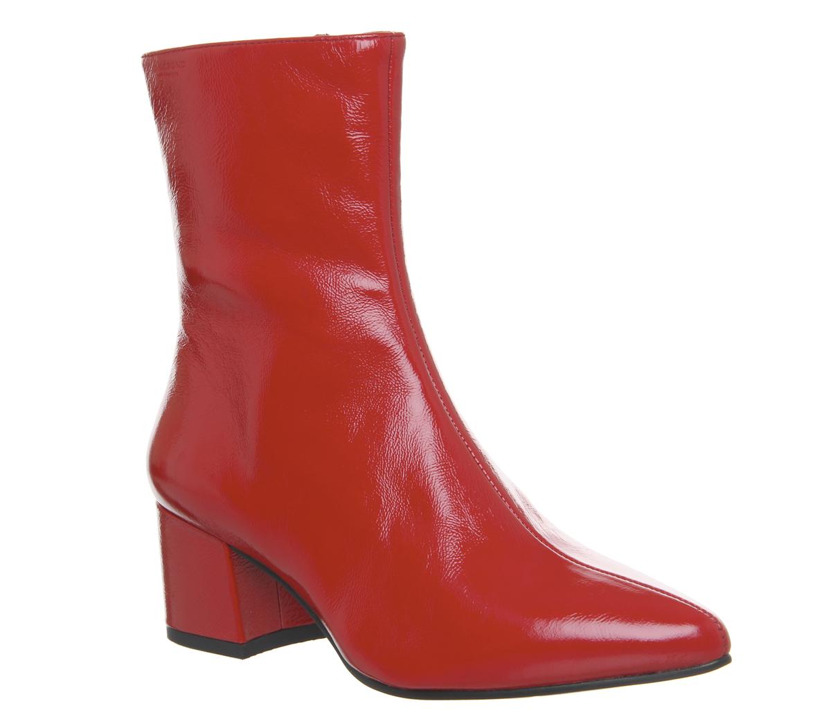 Patent Mya Boots Vagabond Vagabond Shoemakers Mya Mid Ankle Boots