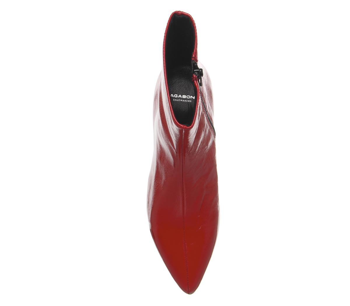 Vagabond ShoemakersMya Mid Ankle BootsRed Patent