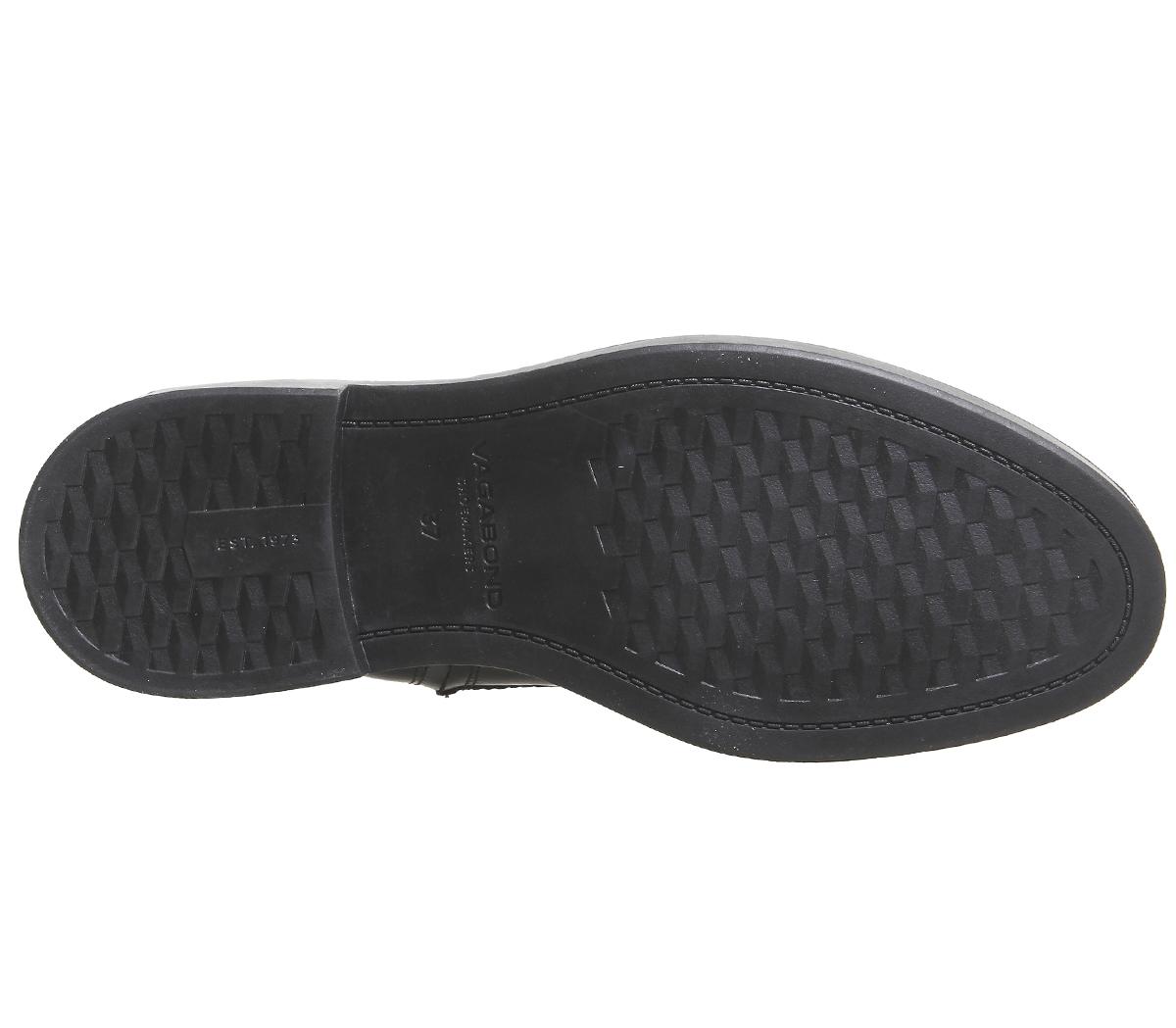 Vagabond Shoemakers Alex Lace Boots Hi Black Polished Leather - Women's ...