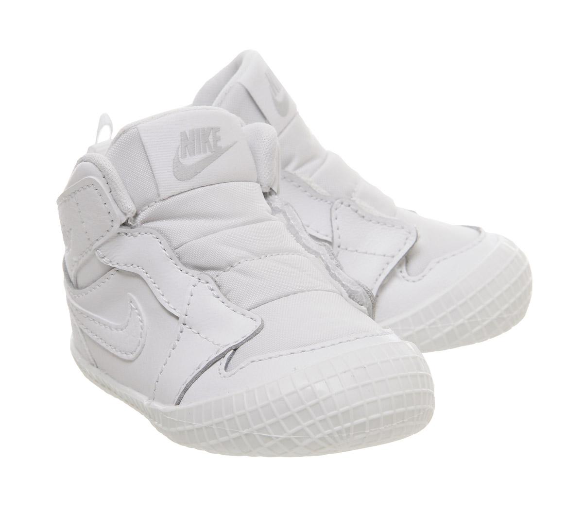 JordanJordan 1 Crib BootieWhite Pure Platinum
