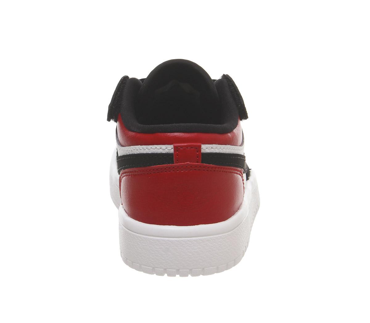 JordanJordan 1 Low Ps TrainersWhite Black Gym Red