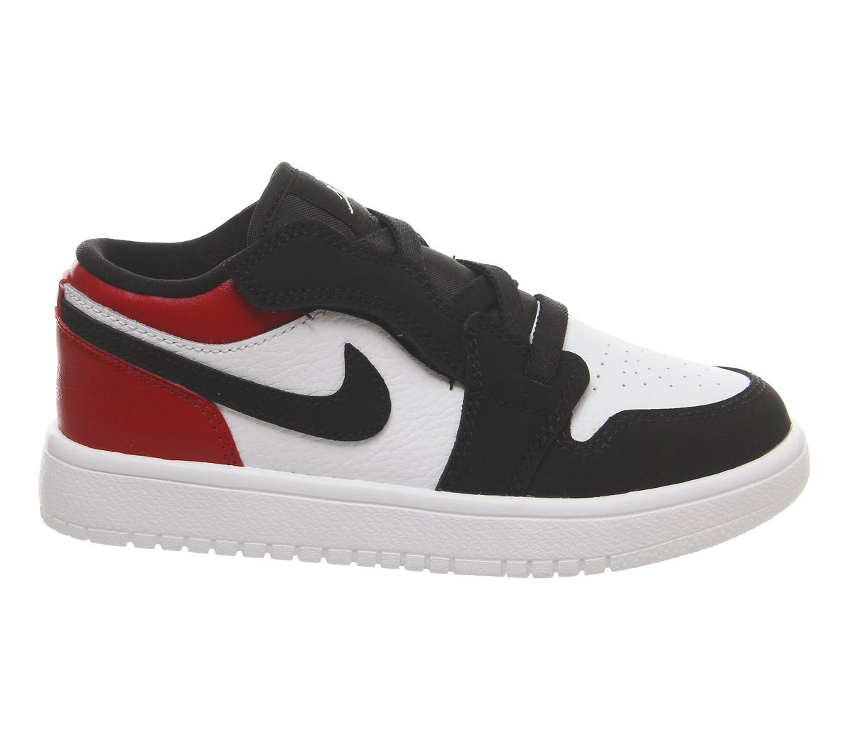 JordanJordan 1 Low Ps TrainersWhite Black Gym Red
