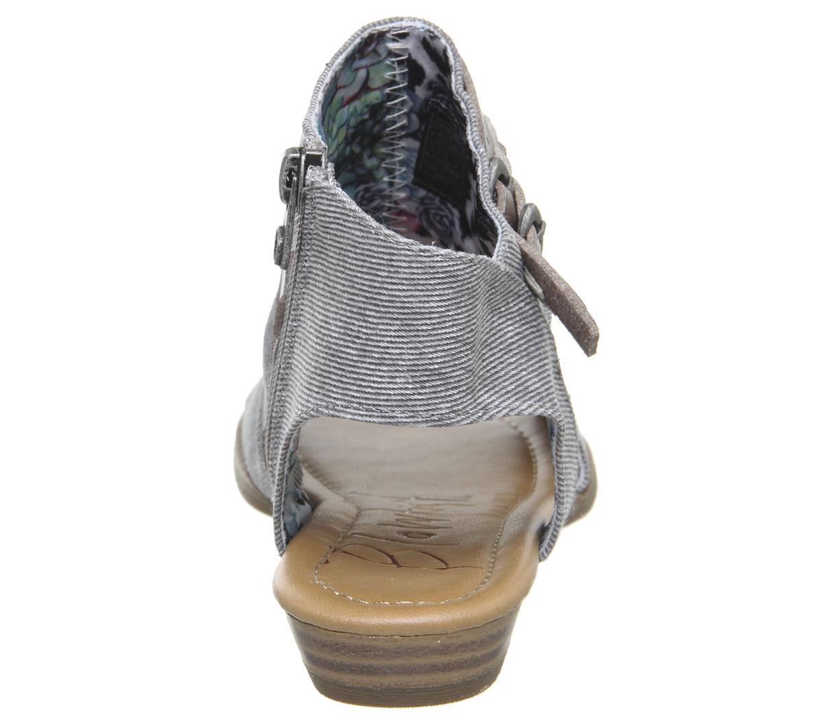 Blowfish MalibuBlumoon SandalSmokey Twill Steel