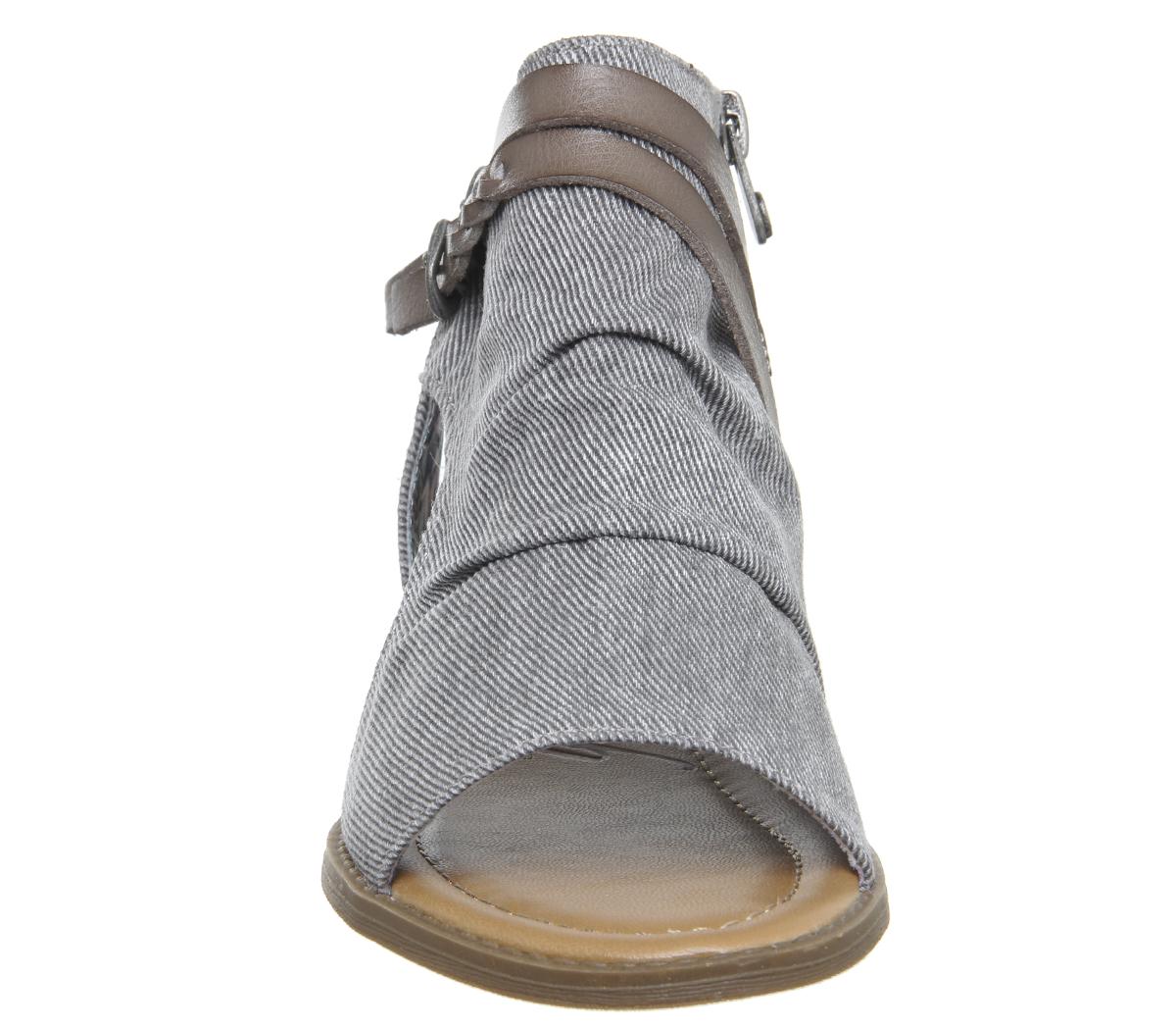 Blowfish MalibuBlumoon SandalSmokey Twill Steel