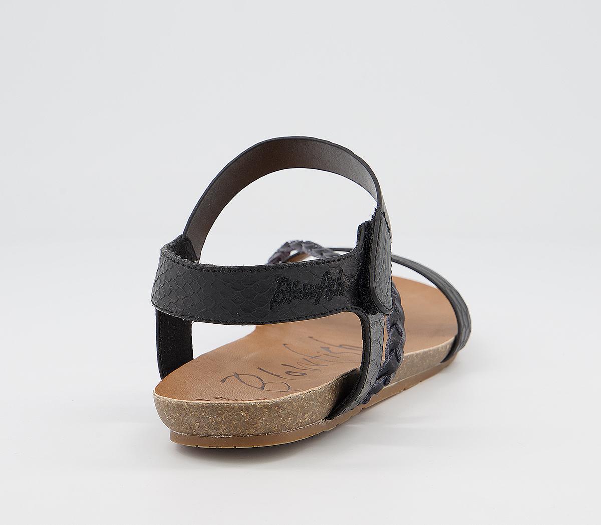 Blowfish MalibuGoya SandalBlack Snake Charmer