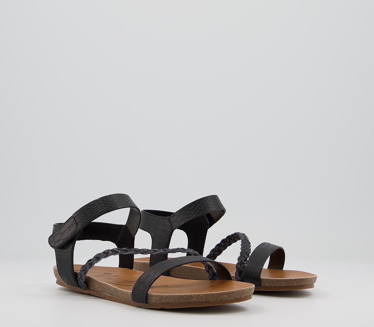 Blowfish MalibuGoya SandalBlack Snake Charmer