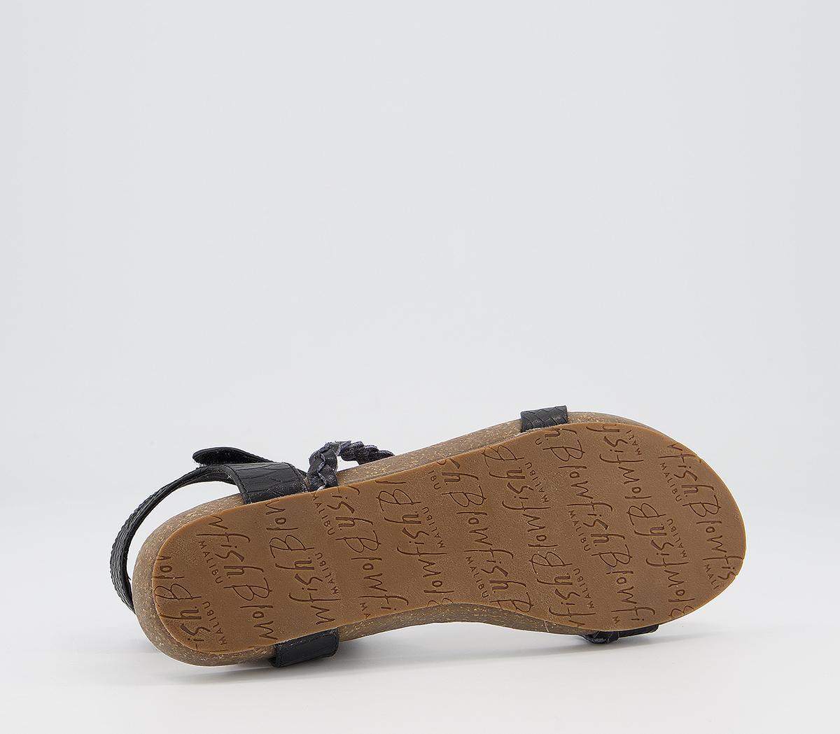 Blowfish MalibuGoya SandalBlack Snake Charmer