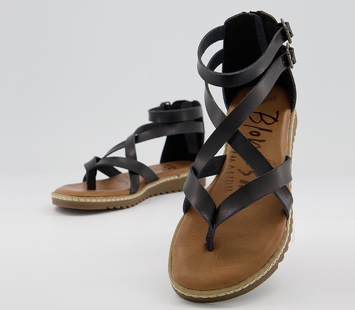 Blowfish Malibu Ohio Sandals Black - Women’s Sandals