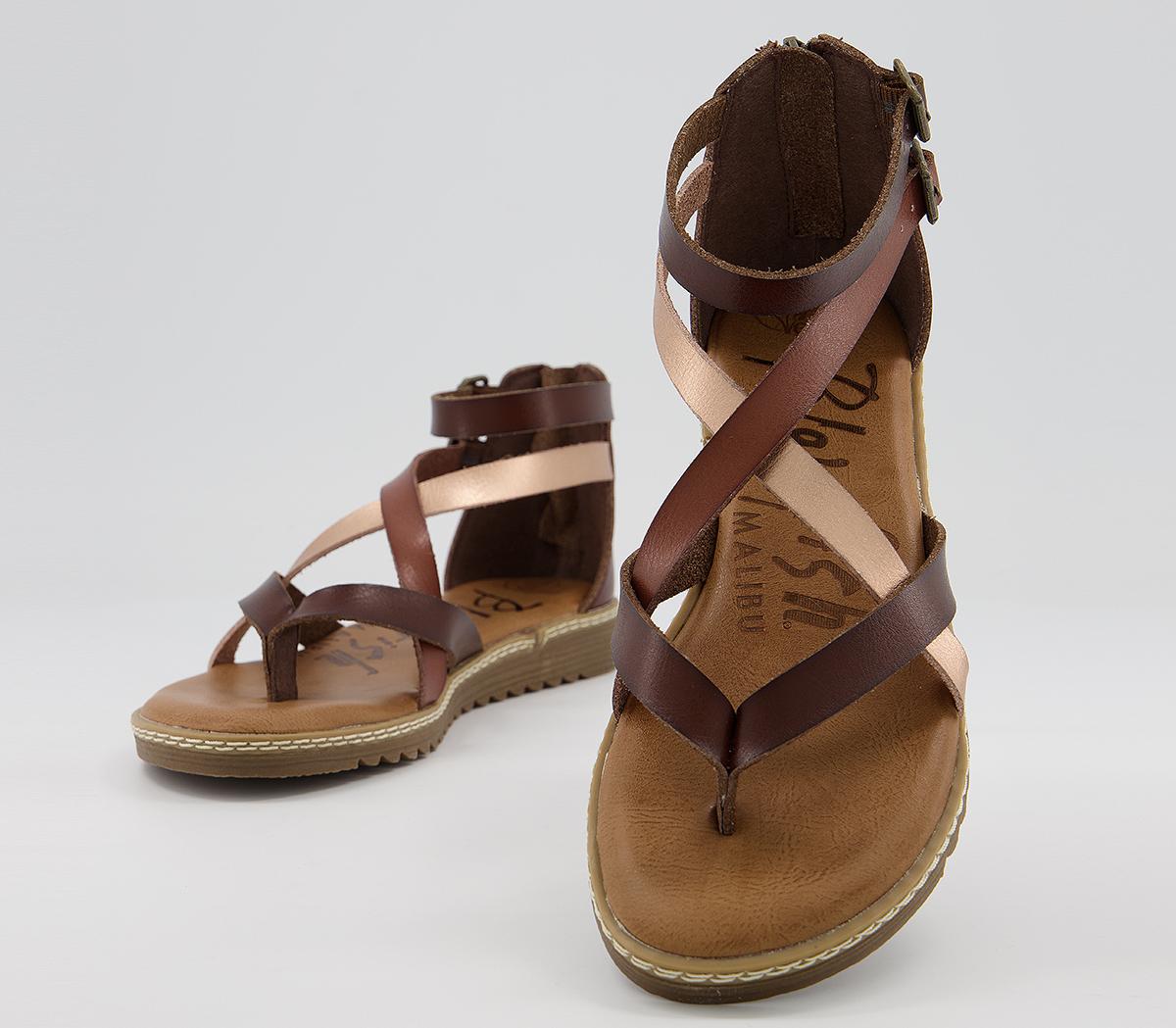 Blowfish MalibuOhio SandalBrown Rose Gold Clay