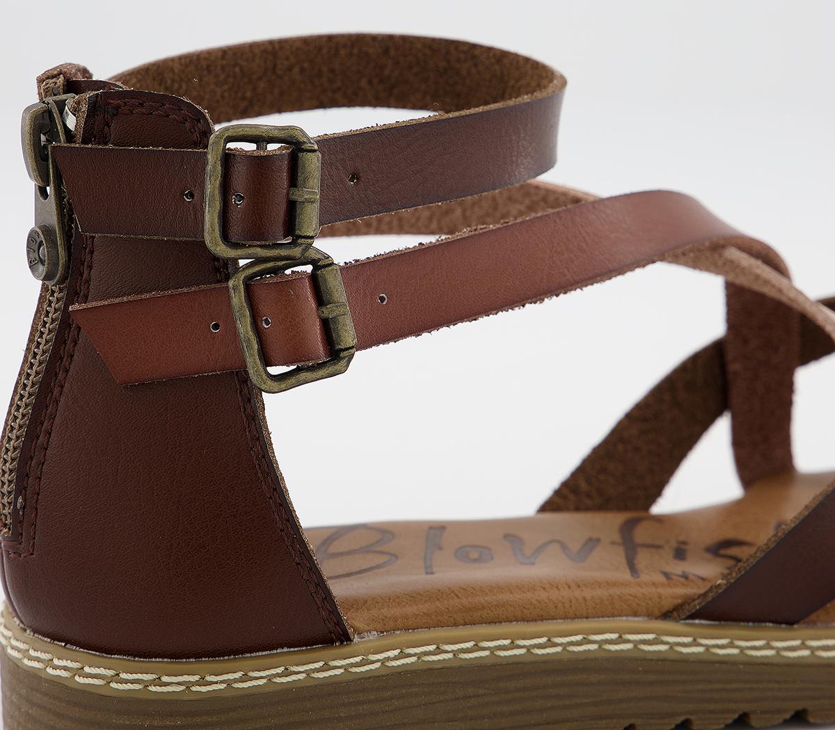 Blowfish MalibuOhio SandalBrown Rose Gold Clay