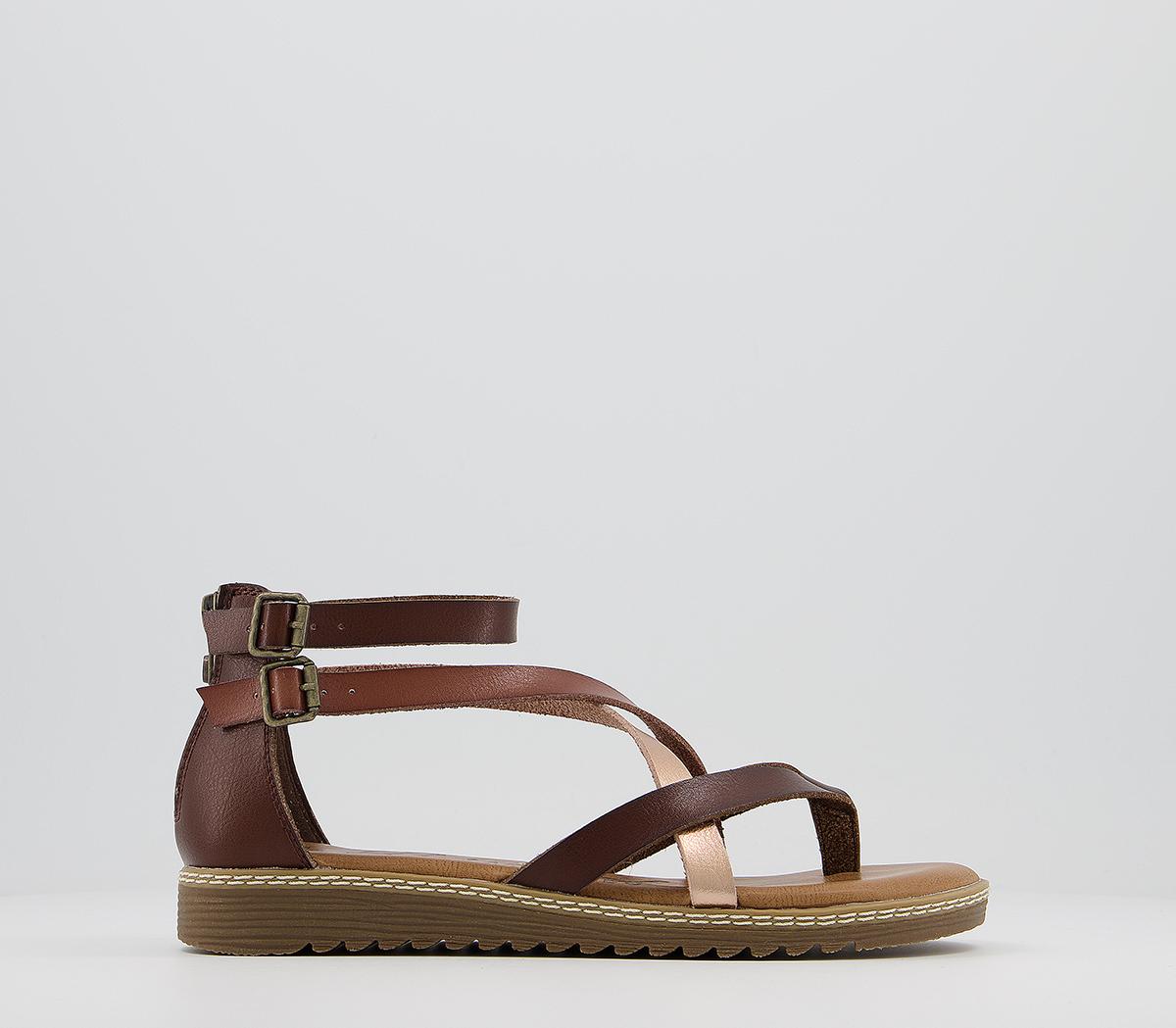 Blowfish MalibuOhio SandalBrown Rose Gold Clay