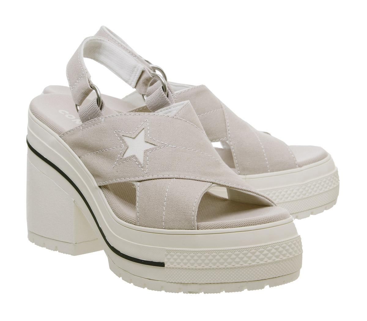ConverseOne Star HeelPapyrus Black Egret