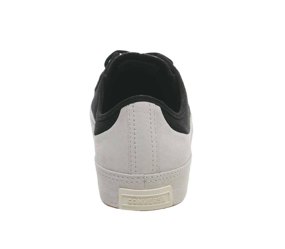 ConverseSasha OxBlack White