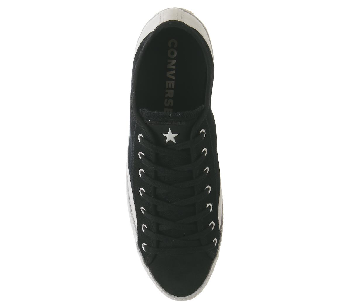 ConverseSasha OxBlack White