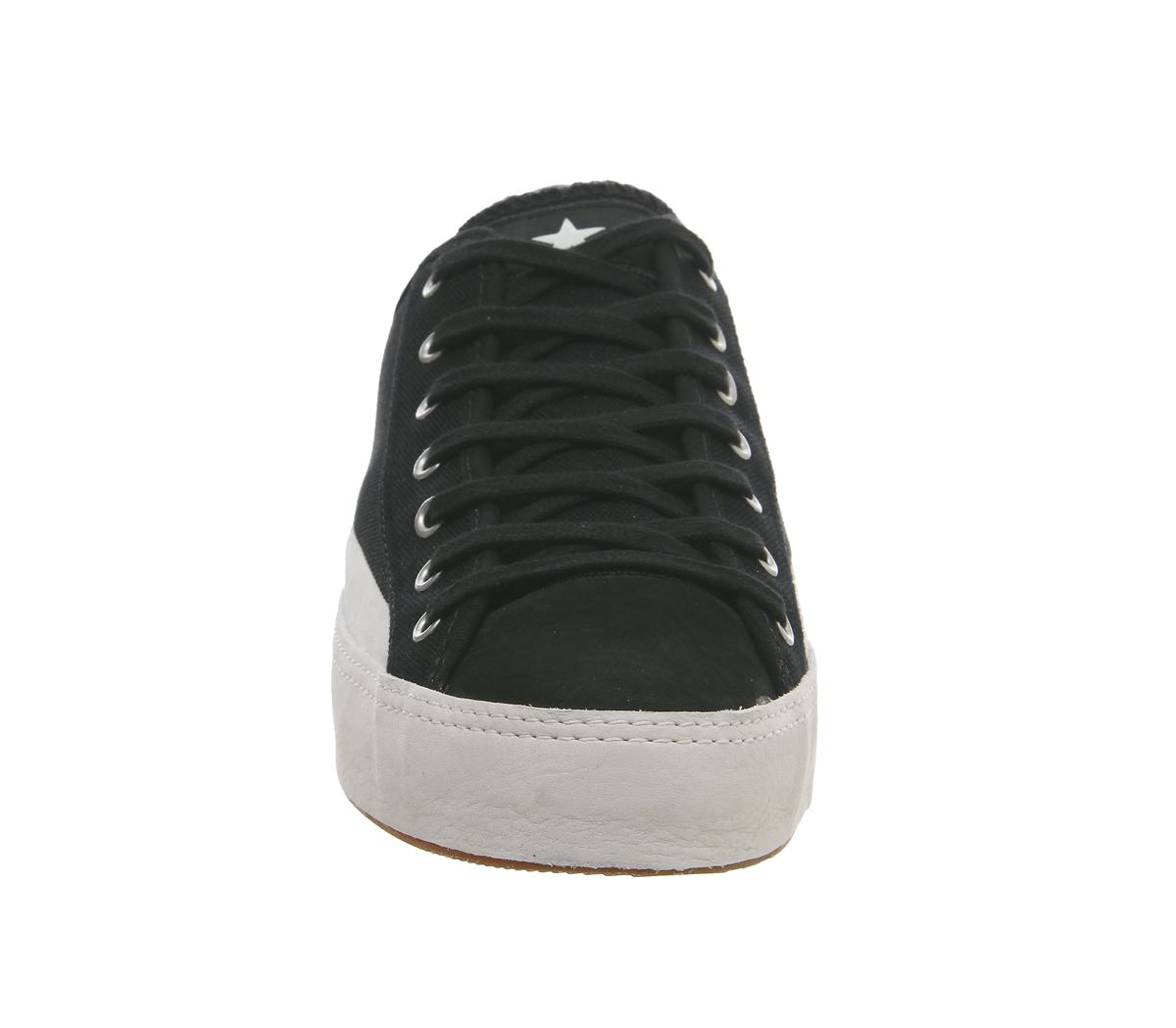 ConverseSasha OxBlack White