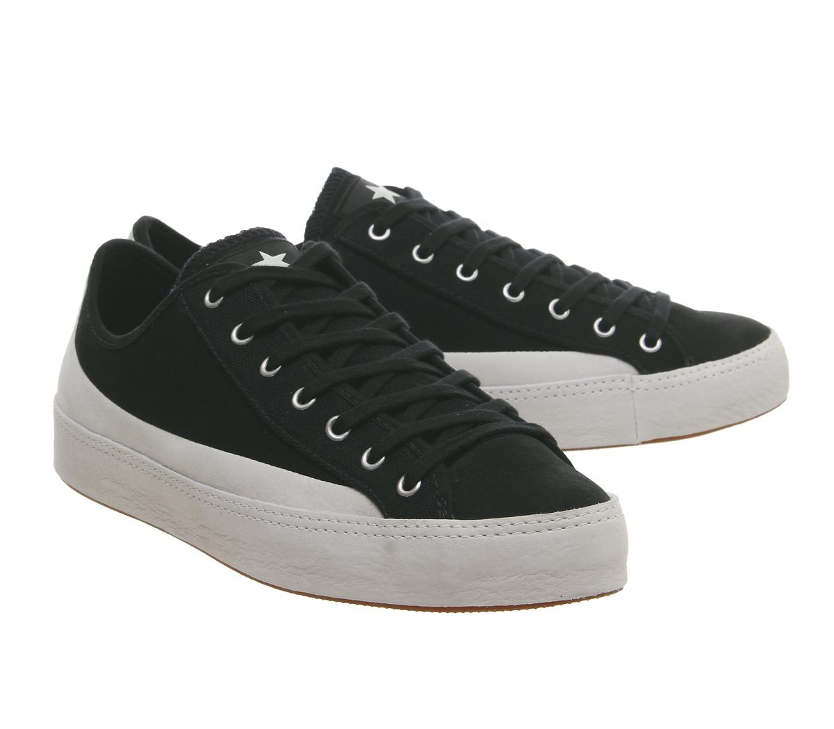 ConverseSasha OxBlack White