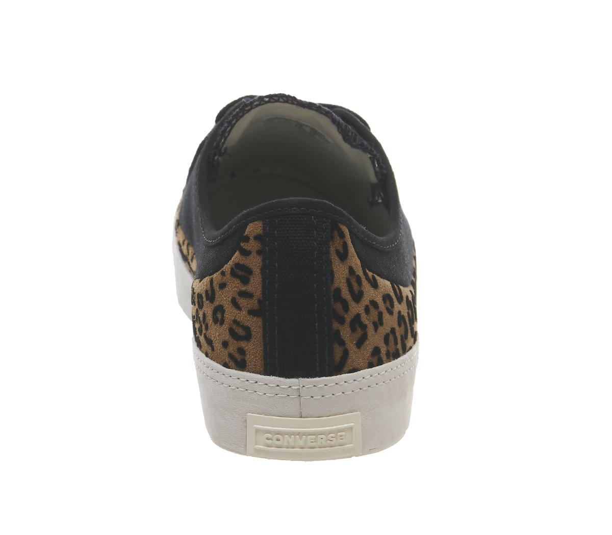 ConverseSasha OxBlack Leopard