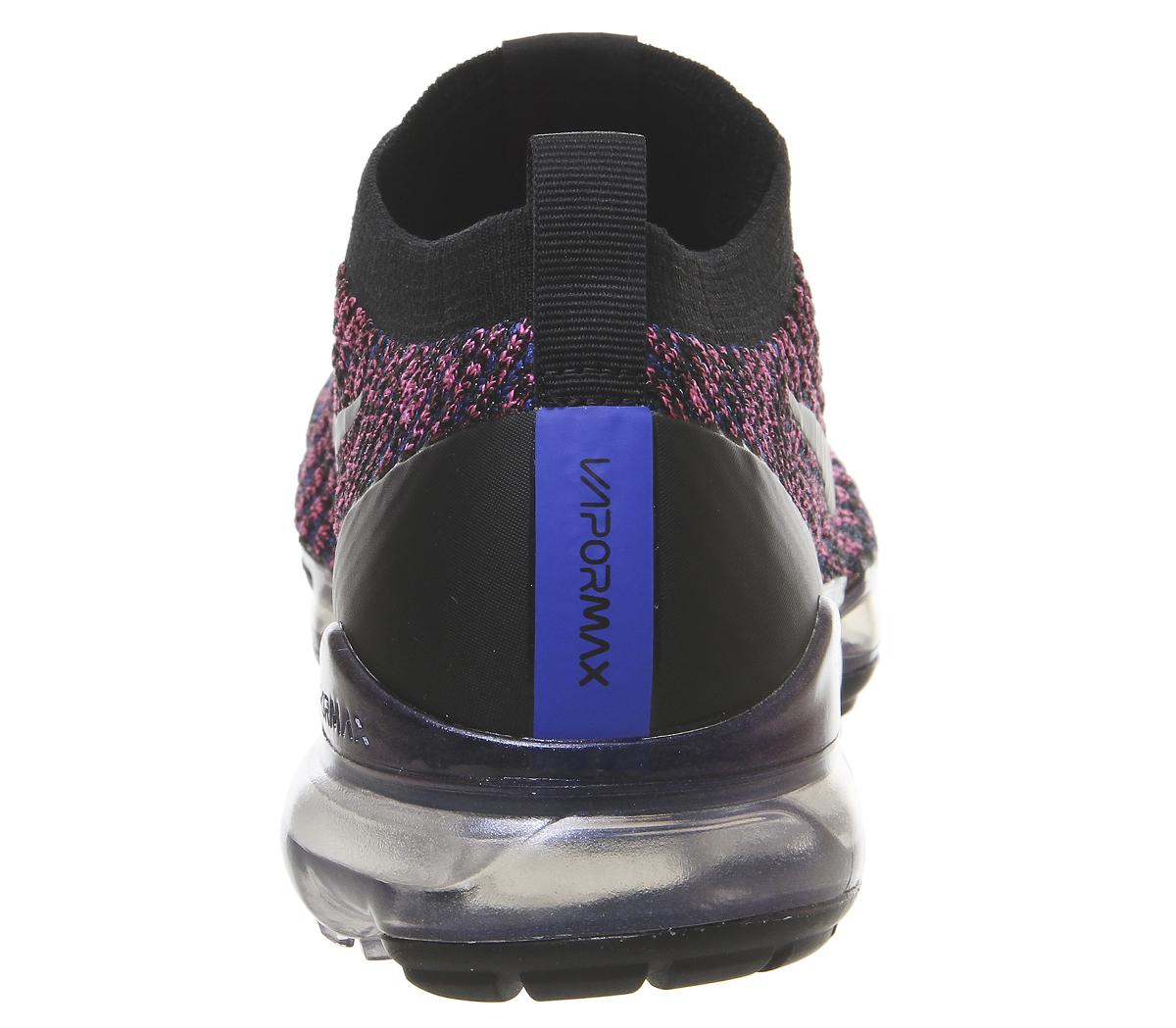 Nike VapormaxAir Vapormax Fk 3Black Racer Blue Laser Fuchsia F