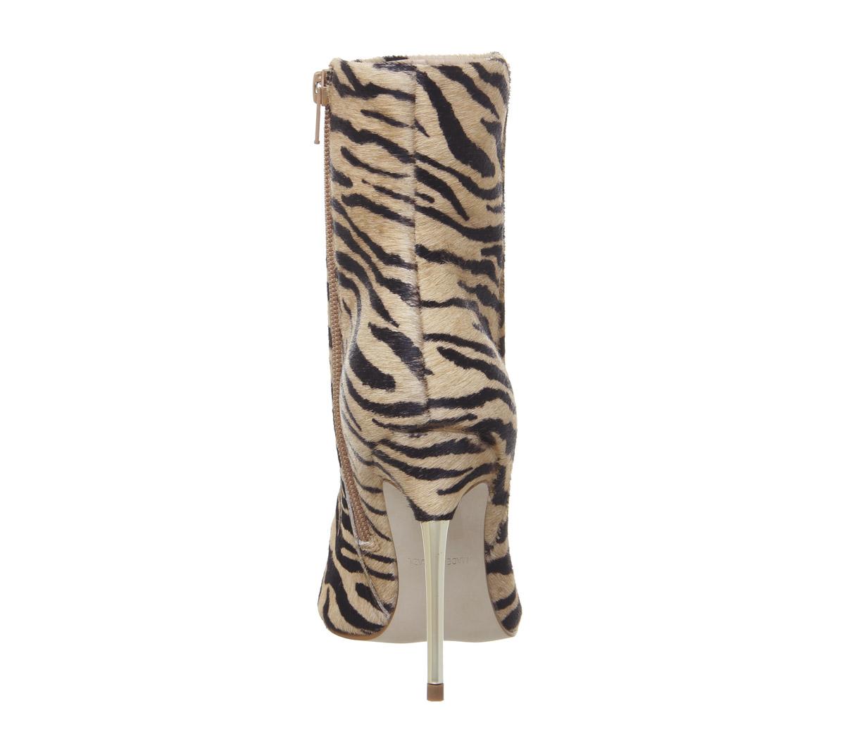 OFFICEAspire Metal Heel Point BootTiger Cow Hair